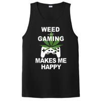 Weed While Gaming Cool Weed Lover Gamer PosiCharge Competitor Tank