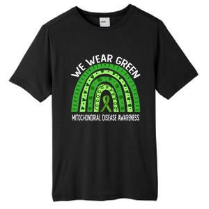 We Wear Green For Mitochondrial Disease Awareness Cool Gift Tall Fusion ChromaSoft Performance T-Shirt