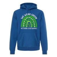 We Wear Green For Mitochondrial Disease Awareness Cool Gift Premium Hoodie