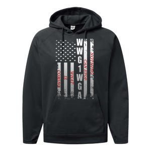 WWG1WGA Nothing Can Stop What Is Coming Performance Fleece Hoodie