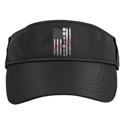 WWG1WGA Nothing Can Stop What Is Coming Adult Drive Performance Visor