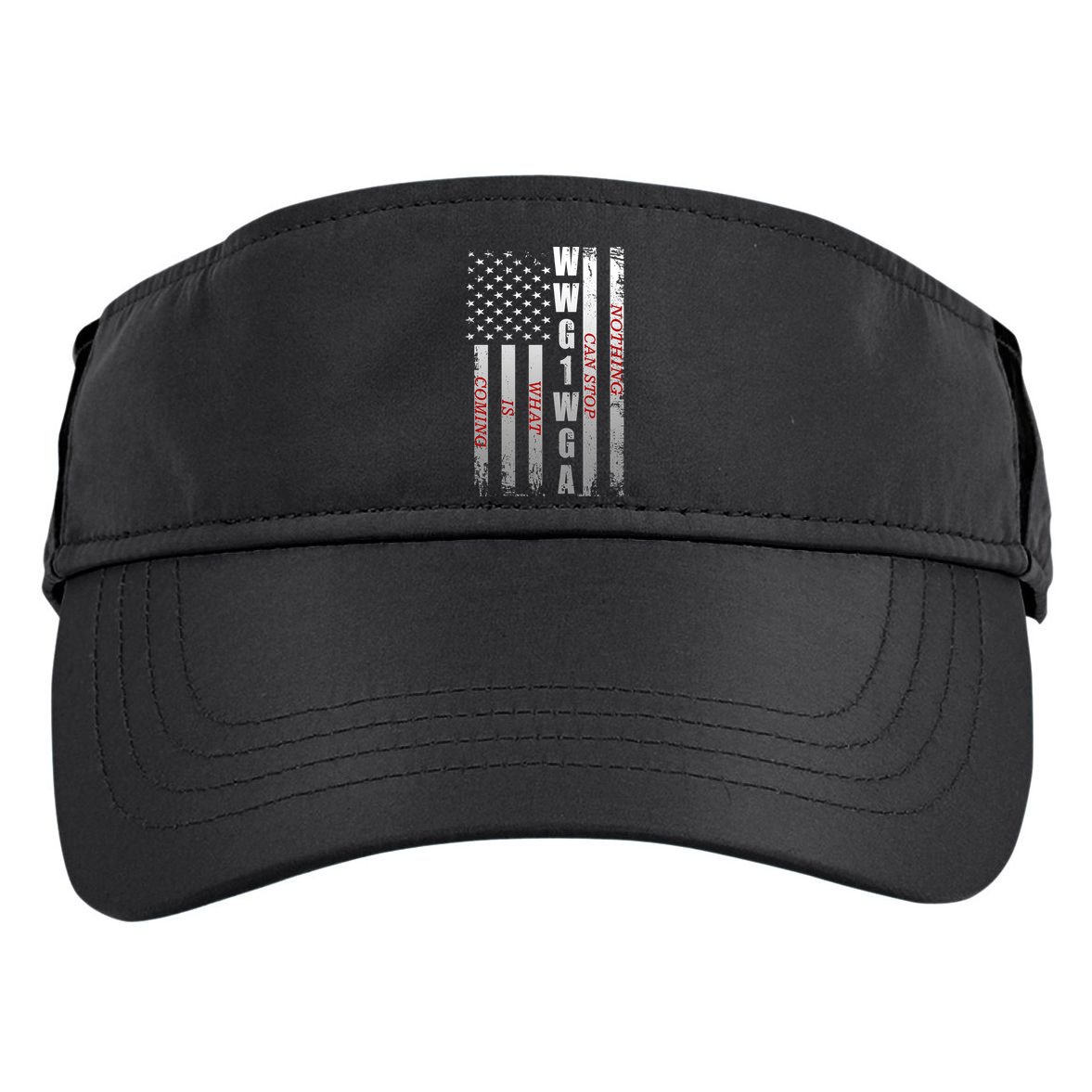 WWG1WGA Nothing Can Stop What Is Coming Adult Drive Performance Visor