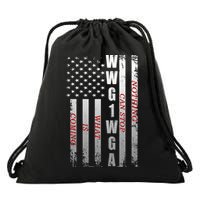 WWG1WGA Nothing Can Stop What Is Coming Drawstring Bag