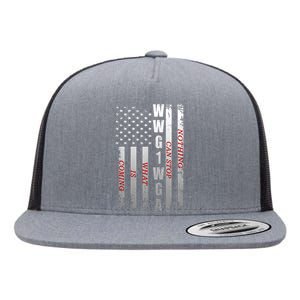 WWG1WGA Nothing Can Stop What Is Coming Flat Bill Trucker Hat