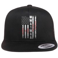 WWG1WGA Nothing Can Stop What Is Coming Flat Bill Trucker Hat