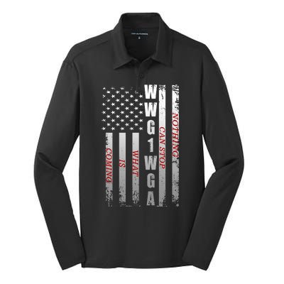 WWG1WGA Nothing Can Stop What Is Coming Silk Touch Performance Long Sleeve Polo