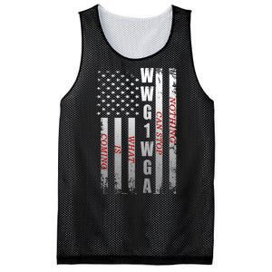 WWG1WGA Nothing Can Stop What Is Coming Mesh Reversible Basketball Jersey Tank