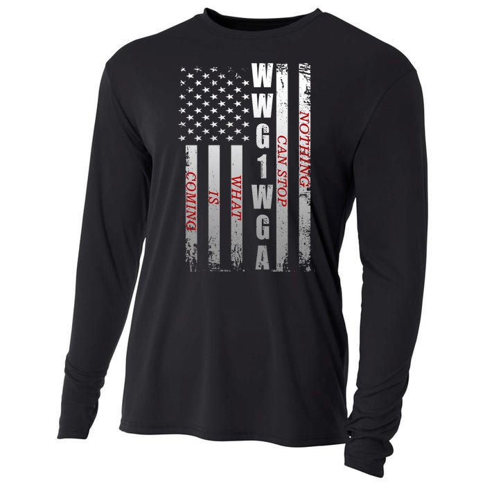 WWG1WGA Nothing Can Stop What Is Coming Cooling Performance Long Sleeve Crew