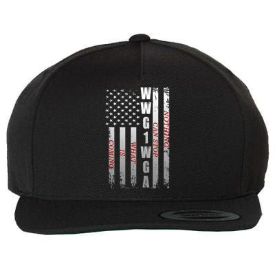 WWG1WGA Nothing Can Stop What Is Coming Wool Snapback Cap