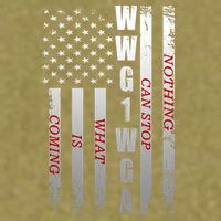 WWG1WGA Nothing Can Stop What Is Coming Garment-Dyed Women's Muscle Tee