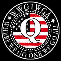 WWG1WGA Qanon Flag Emblem Cooling Performance Crew T-Shirt