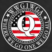WWG1WGA Qanon Flag Emblem Trucker Hat