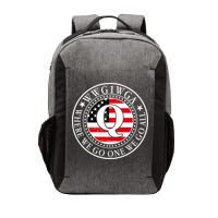 WWG1WGA Qanon Flag Emblem Vector Backpack