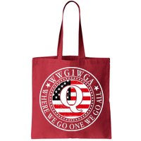 WWG1WGA Qanon Flag Emblem Bag
