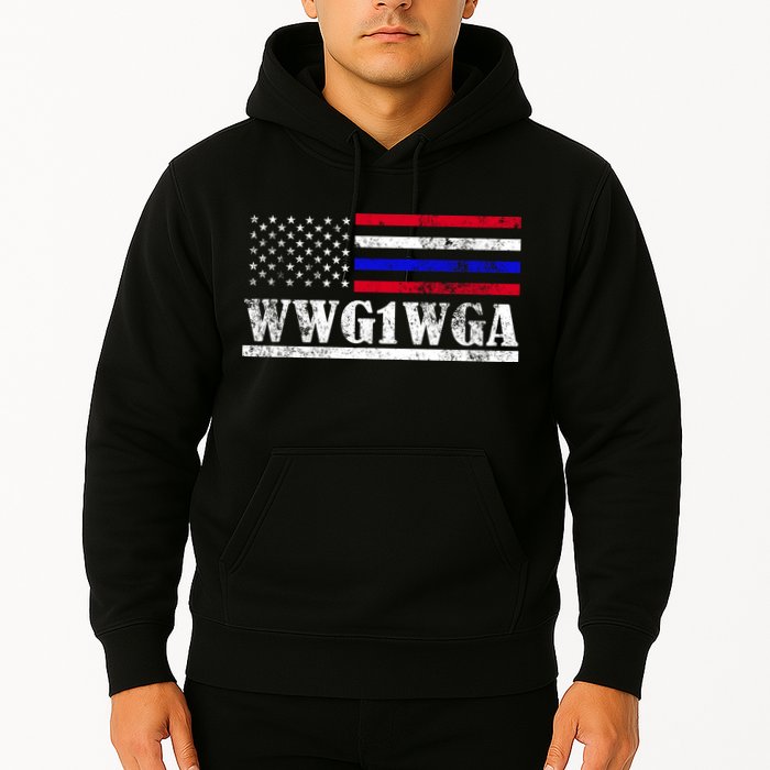 WWG1WGA Qanon Political Conspiracy Hoodie
