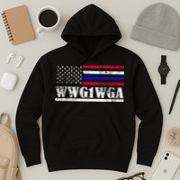 WWG1WGA Qanon Political Conspiracy Hoodie
