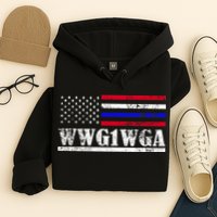 WWG1WGA Qanon Political Conspiracy Hoodie