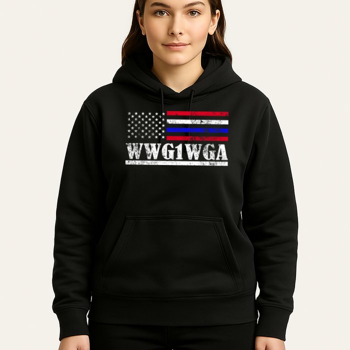WWG1WGA Qanon Political Conspiracy Hoodie