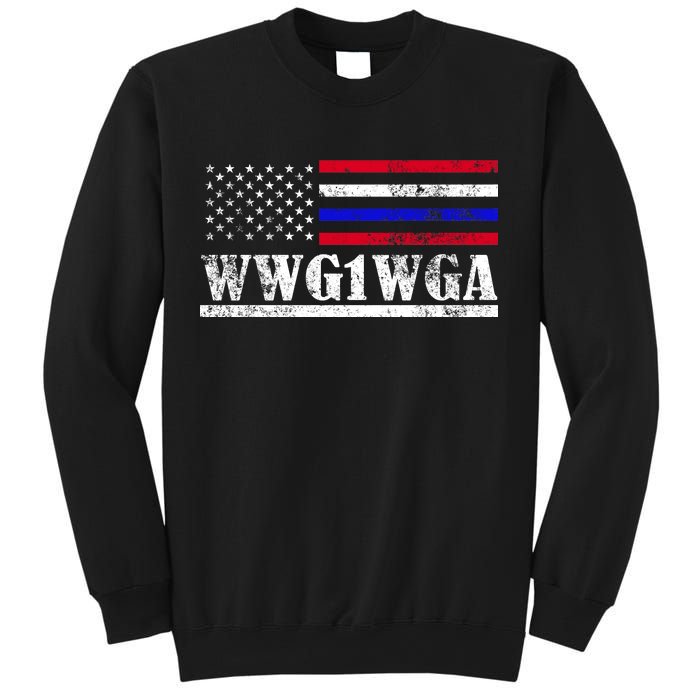 WWG1WGA Qanon Political Conspiracy Sweatshirt