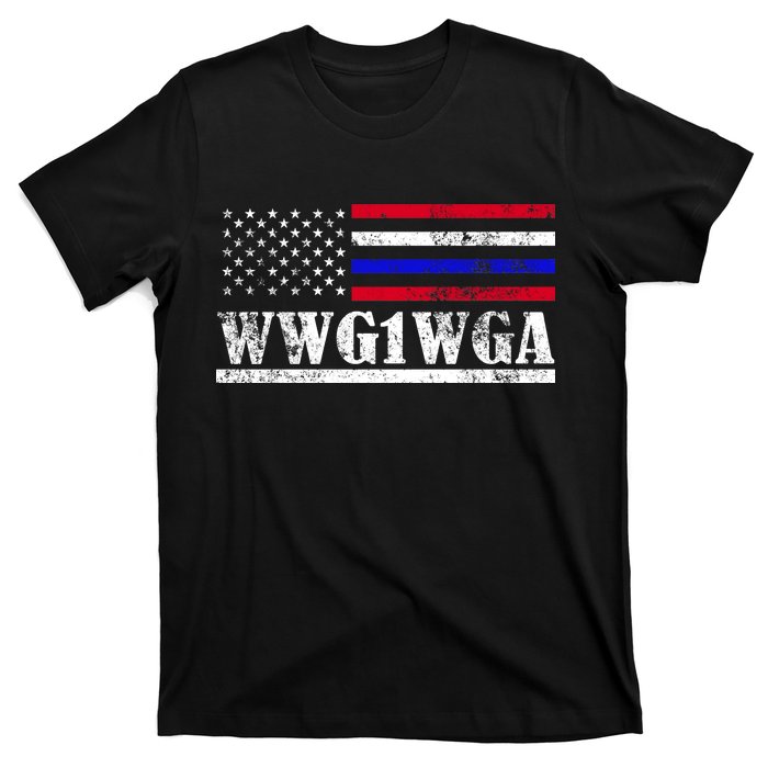 WWG1WGA Qanon Political Conspiracy T-Shirt