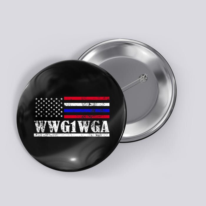 WWG1WGA Qanon Political Conspiracy Button