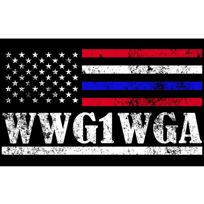 WWG1WGA Qanon Political Conspiracy Bumper Sticker