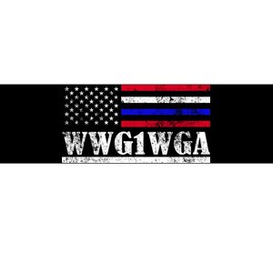 WWG1WGA Qanon Political Conspiracy Bumper Sticker