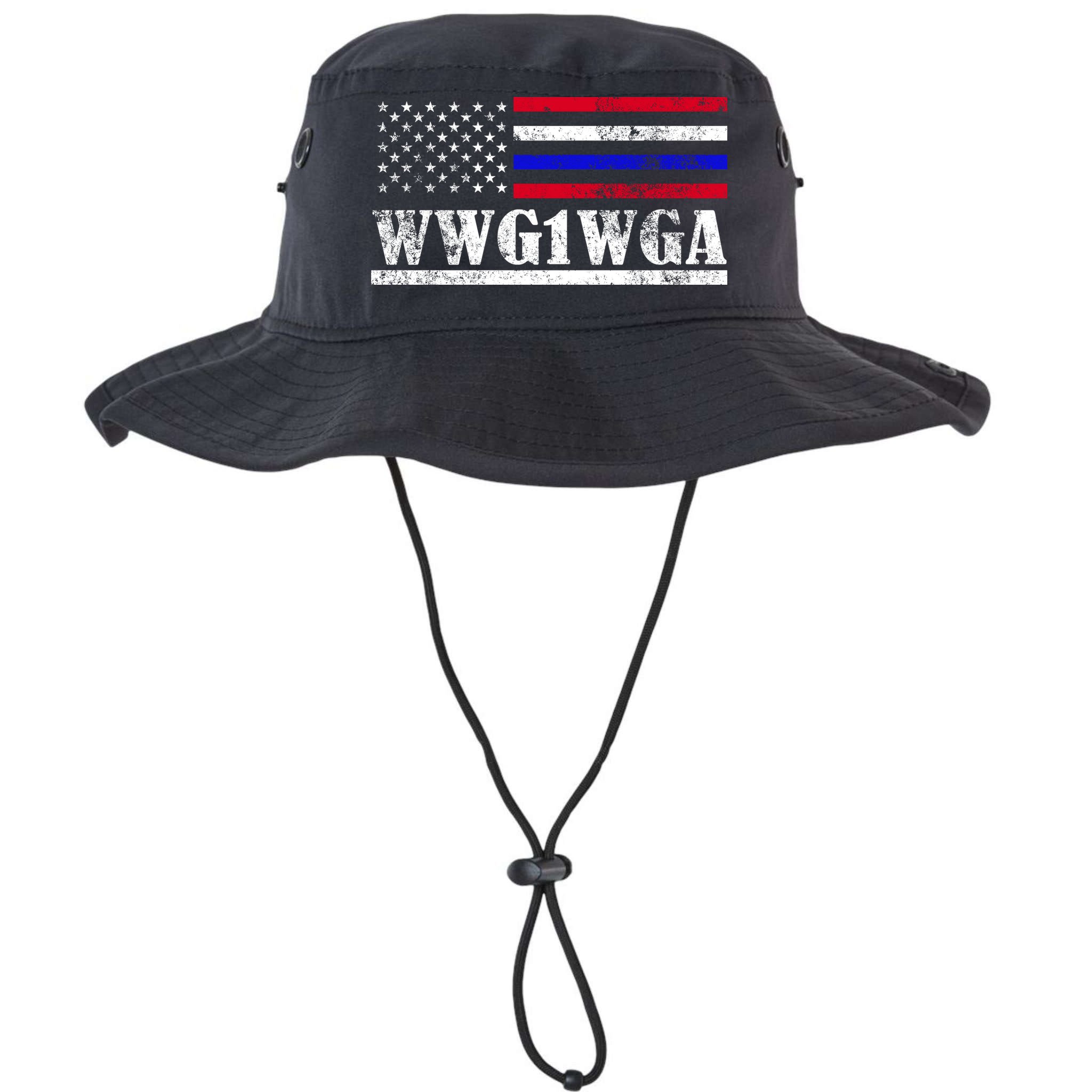 WWG1WGA Qanon Political Conspiracy Bucket Hat