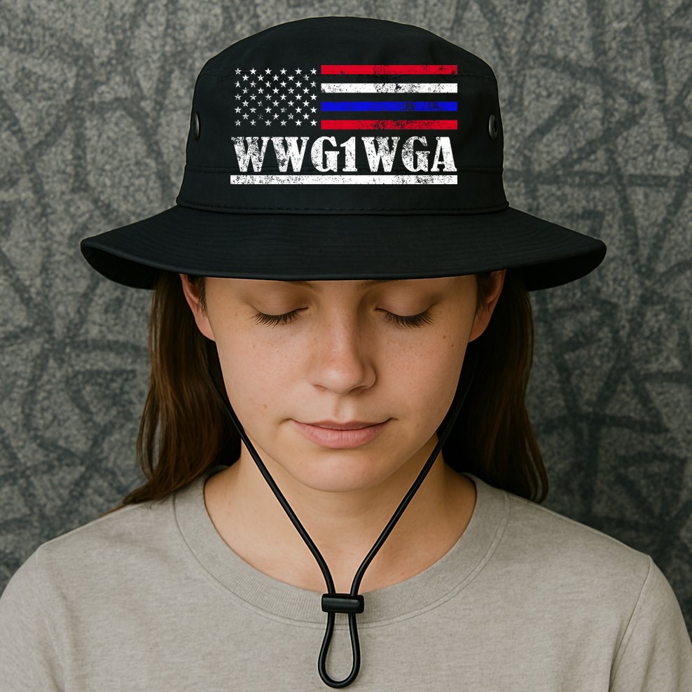 WWG1WGA Qanon Political Conspiracy Bucket Hat