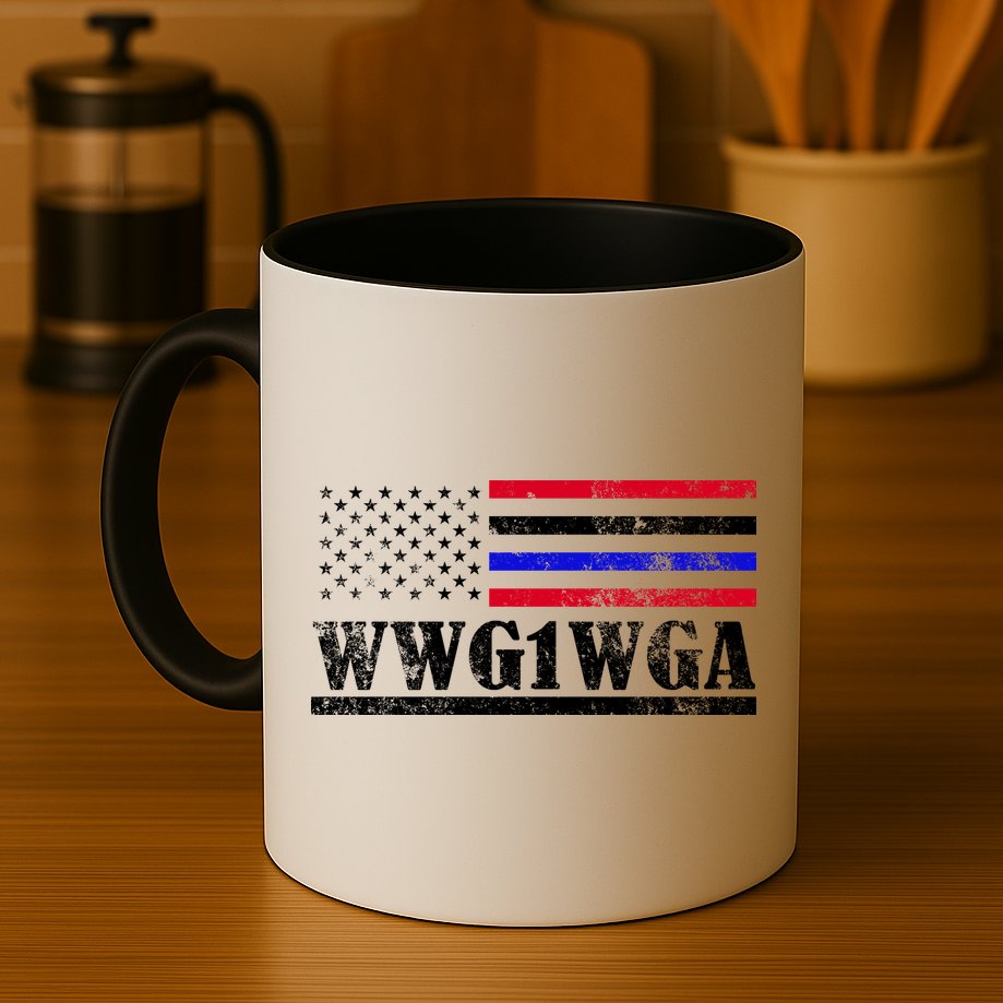 WWG1WGA Qanon Political Conspiracy Mug