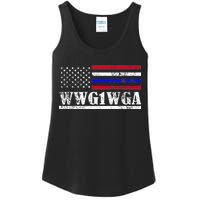 WWG1WGA Qanon Political Conspiracy Ladies Essential Tank