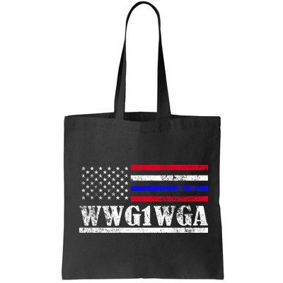 WWG1WGA Qanon Political Conspiracy Bag