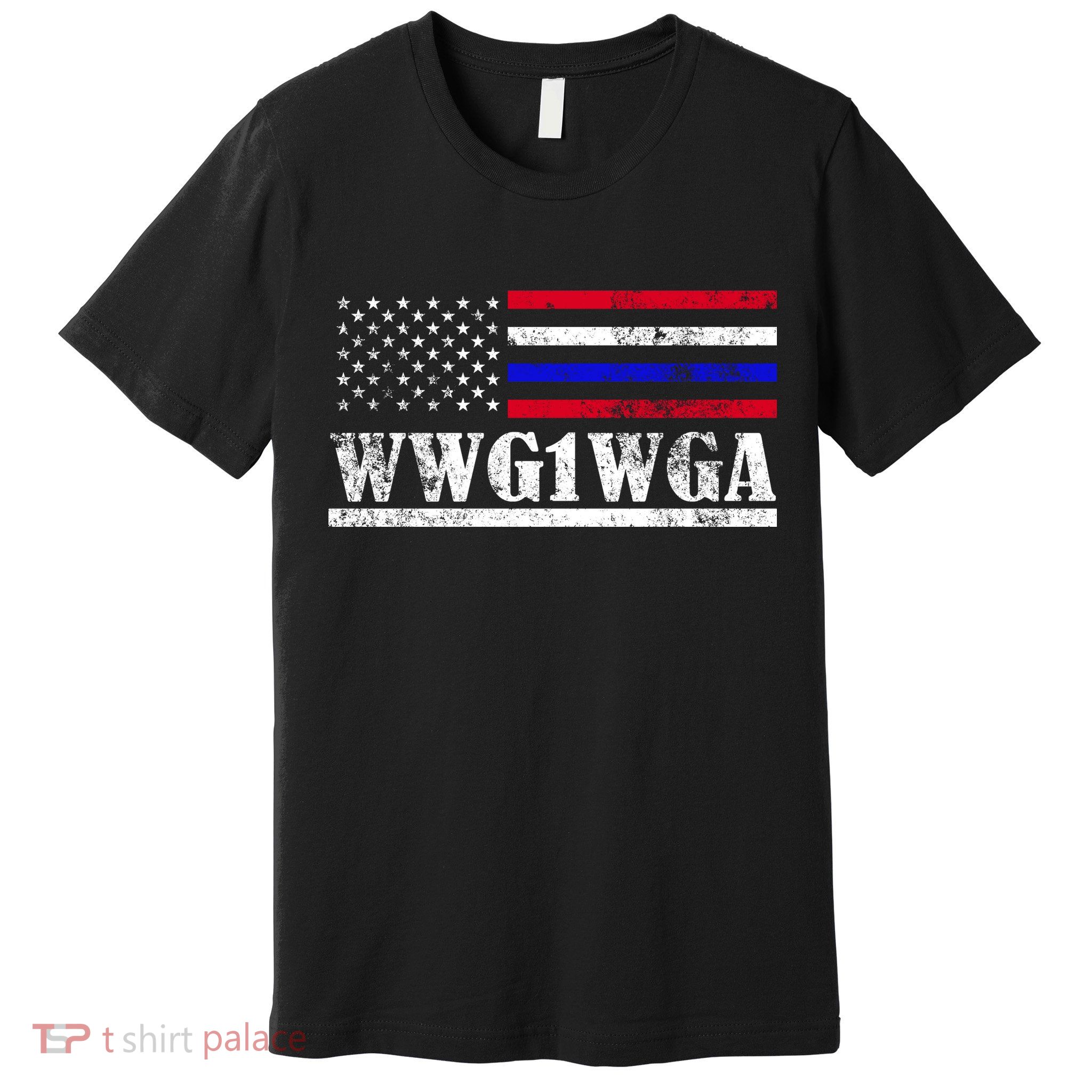 WWG1WGA Qanon Political Conspiracy Premium T-Shirt