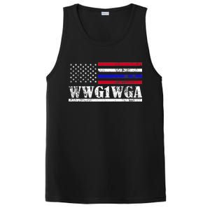 WWG1WGA Qanon Political Conspiracy PosiCharge Competitor Tank