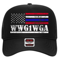 WWG1WGA Qanon Political Conspiracy Trucker Hat