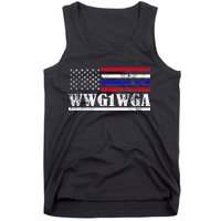 WWG1WGA Qanon Political Conspiracy Tank Top