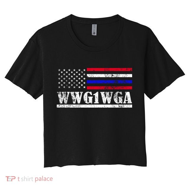 WWG1WGA Qanon Political Conspiracy Crop Top