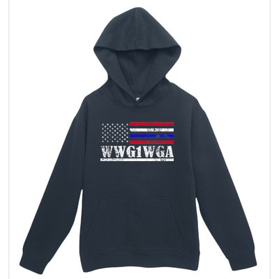 WWG1WGA Qanon Political Conspiracy Urban Pullover Hoodie