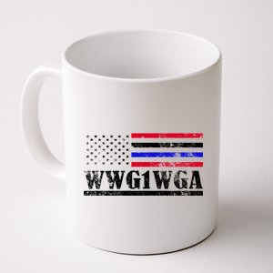 WWG1WGA Qanon Political Conspiracy Coffee Mug