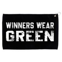 Winners Wear Green Team Spirit Game Competition Color War Grommeted Golf Towel