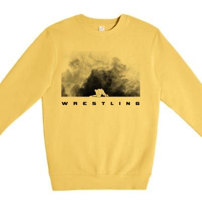 Wrestling Wrestling Gift Premium Crewneck Sweatshirt