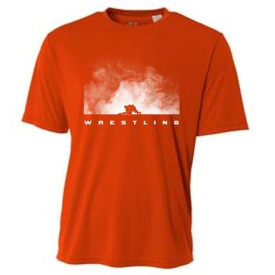 Wrestling Wrestling Gift Cooling Performance Crew T-Shirt