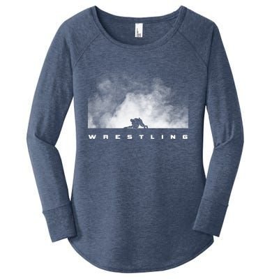 Wrestling Wrestling Gift Women's Perfect Tri Tunic Long Sleeve Shirt