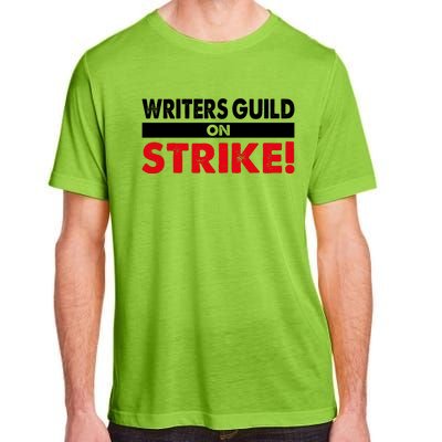 WGA Writers Guild Of America On Strike Anti AI Chatbots Adult ChromaSoft Performance T-Shirt