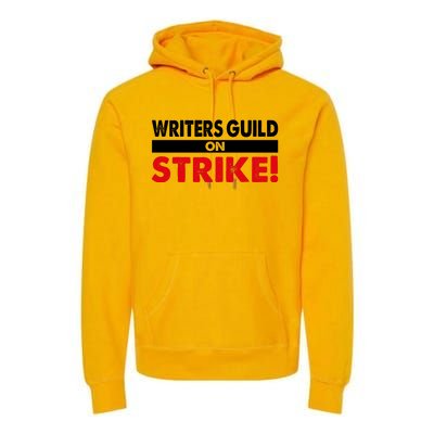 WGA Writers Guild Of America On Strike Anti AI Chatbots Premium Hoodie