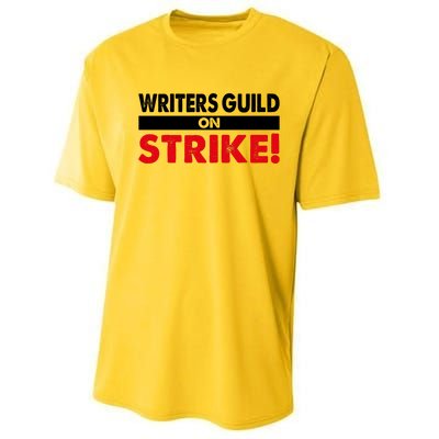 WGA Writers Guild Of America On Strike Anti AI Chatbots Performance Sprint T-Shirt