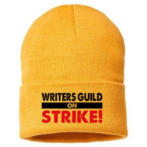 WGA Writers Guild Of America On Strike Anti AI Chatbots Sustainable Knit Beanie