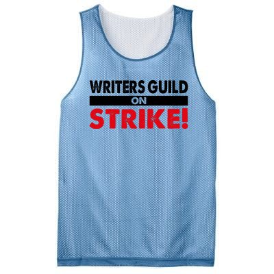 WGA Writers Guild Of America On Strike Anti AI Chatbots Mesh Reversible Basketball Jersey Tank