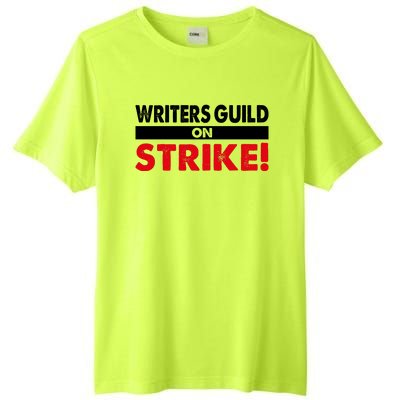 WGA Writers Guild Of America On Strike Anti AI Chatbots Tall Fusion ChromaSoft Performance T-Shirt