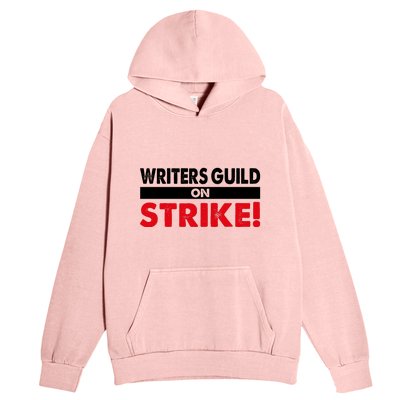 WGA Writers Guild Of America On Strike Anti AI Chatbots Urban Pullover Hoodie